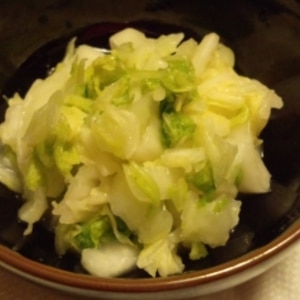 5分レシピ！簡単白菜の塩漬け